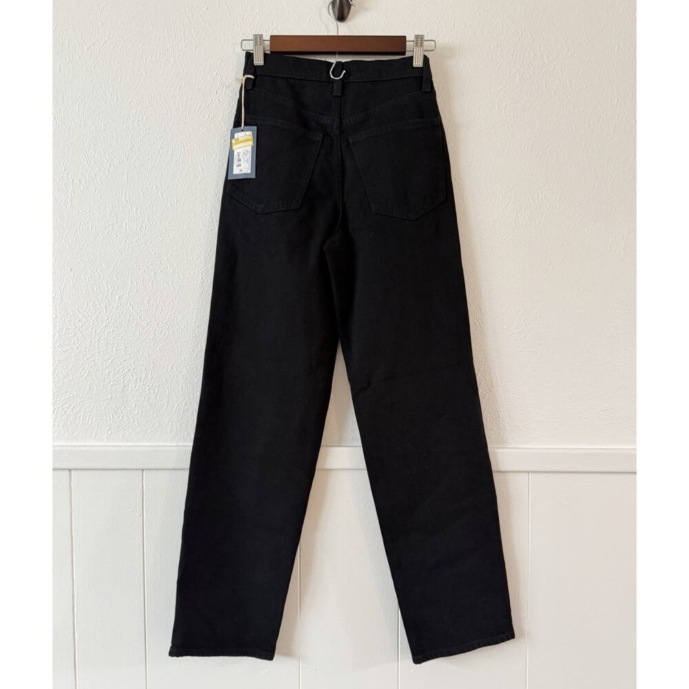 Universal Thread Highest Rise Straight Size 00 Black Jeans Women’s NWT Stretch - Picture 4 of 8